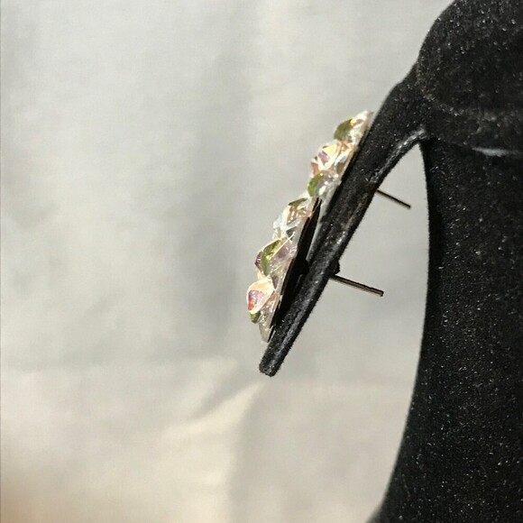 Green Prism Sparkle Earrings - Picture 2 of 2